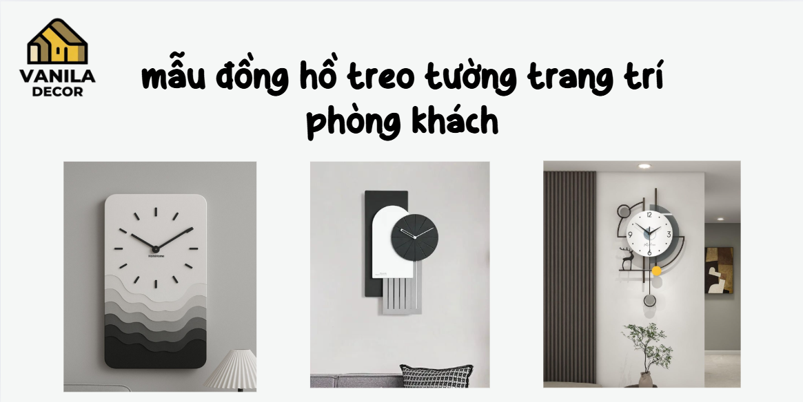 Ảnh đại diện mẫu đồng hồ treo tường trang trí phòng khách