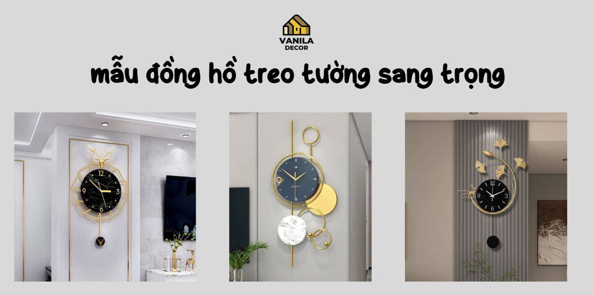 Ảnh đại diện mẫu đồnh hồ treo tường sang trọng