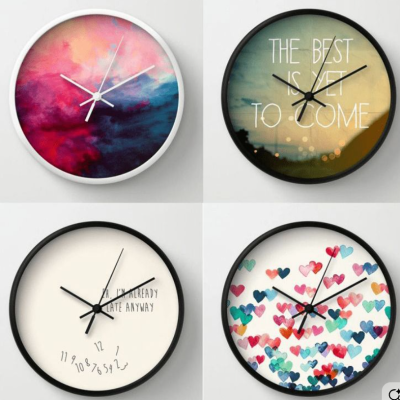 đồng hồ treo tường trang trí phòng ngủ không tiếng động